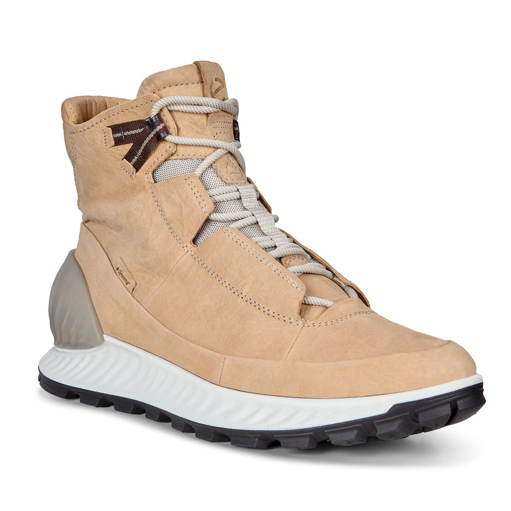 Tenis De Montaña Hombre - ECCO Exostrike Mid Boot - Beige - GVE921360